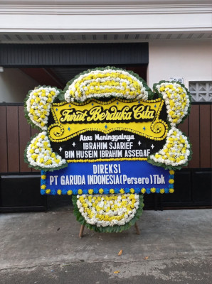 Papan Bunga Duka di Gunungmas