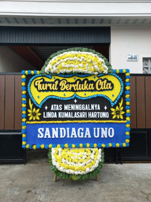 Papan Bunga Duka di Gunungmas